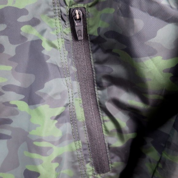 Good American Camo Windbreaker Running Jacket Size 2 (S) - Picture 5 of 9